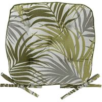 川島織物セルコン ラタニア シートクッション 410×390mm グリーン LN1075_97G 1個（直送品）