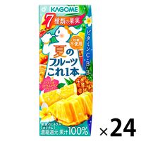 カゴメ 夏のフルーツこれ一本 パイン＆シトラスレモンブレンド 200ml 1箱（24本入）