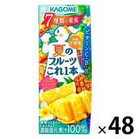 カゴメ 夏のフルーツこれ一本 パイン＆シトラスレモンブレンド 200ml 1セット（48本）