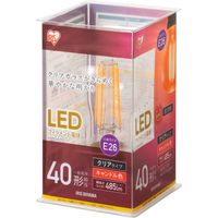 アイリスオーヤマ LED フィラメント電球 40形 LDA4C-G-FC キャンドル色　1個（直送品）