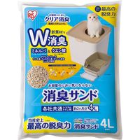 アイリスオーヤマ 猫用システムトイレ用 消臭サンド 無香料４L ONCM-4L 1袋
