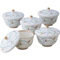 【ギフト包装】香蘭社　リンドフィールド　蓋付湯呑5客揃　210126078　1個（直送品）