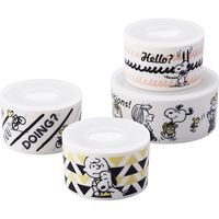 【ギフト包装】山加商店　ピーナッツ　メッセージ　レンジパック4点セット　210147032　1個（直送品）