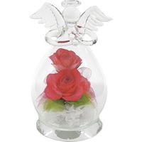 【ギフト包装】アートプリントジャパン　ボトルフラワー　天使　2輪挿し・台座付(ドライフラワー)　210315083　1個（直送品）