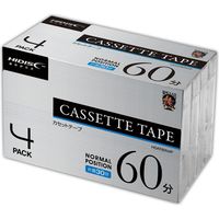 磁気研究所 カセットテープ ノーマルポジション 60分 HDAT60N4P 1個