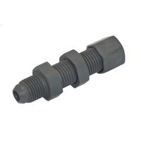 マルエム産業 高圧継手 くい込み ホース接続隔壁ユニオン(鋼管外径22×PF1/2) MUE22-1/2 1個（直送品）