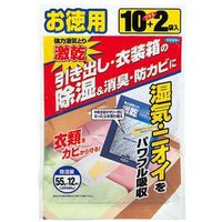 フマキラー 激乾引き出し・衣装箱用 徳用 (1袋:12個入×12袋) 9500628 1