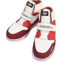 コーコス信岡 セーフティースニーカーシングルマジック レッド 25.5cm D-3312 1足