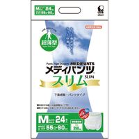 近澤製紙所 メディパンツスリム  M 3201   24枚 273266 1ケース（4袋入） 　介援隊 T0654（直送品）