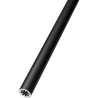 マツ六 フリーRレール 直棒手すり 4m 040-2721 木目ダーク 274714 1本 　介援隊 R0915（直送品）