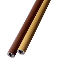 マツ六 フリーRレール 直棒手すり 2m 040-2747 チョコレート 332453 1本 　介援隊 R0915（直送品）