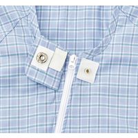 松本ナース産業 ビエラねまき Wファスナー 2型 ホックカバー付 4300 ブルー M 1枚   介援隊 U0819（直送品）