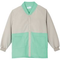 大阪エンゼル コーディアルウェア ジャケット 5201 グリーン M 428320 1枚 　介援隊 U0822（直送品）