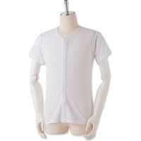 日伸 ルクール吸汗速乾肌着 紳士用 ワンタッチ S-KN-W2 白 L 411243 1枚 　介援隊 U0773（直送品）