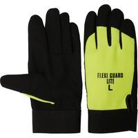 小野商事 PU手袋 フレキシガード LITE Mサイズ 黄 AG6760 1セット(1双×3)