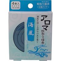 アロマ蚊取り線香 海風(うみかぜ) 4巻入 4971902920115 4巻×30セット 紀陽除虫菊（直送品）
