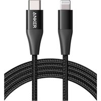 アンカー Anker PowerLine+ II USB-C & ライトニング ケーブル(1.8m ブラック) A8653011 1個（直送品）