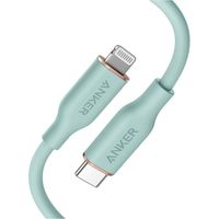 Anker PowerLine III Flow USB-C & ライトニング ケーブル(0.9m ミントグリーン) A8662061（直送品）