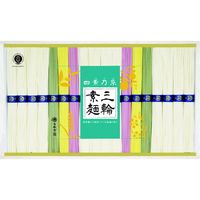 マル勝高田商店 【お中元ギフト・のし付き】マル勝高田商店 三輪素麺 四薫乃糸 MH-30N 986946 1セット（直送品）