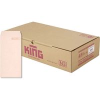 キングコーポレーション 長形3号 80g Ｈｉソフトカラー ピンク 161302 1箱(1000枚入)（直送品）