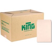 キングコーポレーション 角形2号 100g 森林認証Ｈｉソフトカラー ピンク 191103 1箱(500枚入)（直送品）