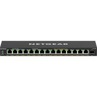 NETGEAR ＳＯＨＯ／家庭向けＰｏＥ＋対応　（１８０Ｗ）　ギガビット１５ポート　ＳＦＰ　１スロット　アンマネージプラススイッチ（直送品）