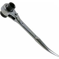 コンヨ 両口ラチェット ショート曲 17x19 24684 1個（直送品）