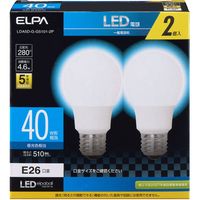 朝日電器 LED電球A形 広配光 LDA5D-G-G5101-2P 1セット(2個)