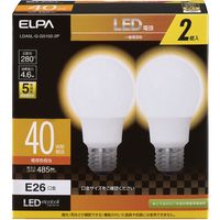 朝日電器 ＬＥＤ電球Ａ形　広配光 LDA5L-G-G5102-2P 1セット（2個）