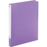 リヒトラブ CUBE FIZZ パンチレスファイルワンタッチ<HEAVY DUTY> A4タテ パープル F7032-10 1セット(2冊)