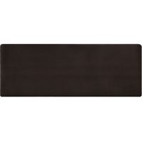 オカトー キッチンマット 衝撃吸収 厚さ1cm 45×120cm 拭ける PVCマット ブラウン 4905016012350 1個（取寄品）
