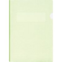 【アウトレット】ライオン事務器 紙製メモホルダー A4サイズ グリーン KM-6D-50P G 1パック(50枚)