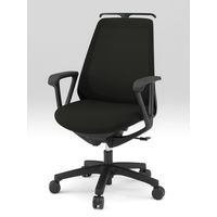 イトーキ ノナチェア KZ-336PVH ブラック×ブラック KZ-336PVH-T1T1 1脚（直送品）