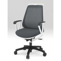 イトーキ ノナチェア KZ-336PVH ホワイト×オフブラック KZ-336PVH-W9W2 1脚（直送品）