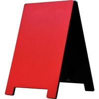 KMA A型 レッドボード 卓上型 15W 両面 赤いスタンドミニ黒板 K-BBT-15WR 1台（直送品）