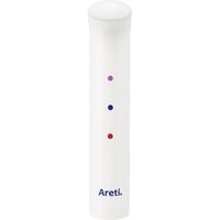 Areti（アレティ） 美顔器 3色LED ハンディ 軽量 電池式 ホワイト（直送品）