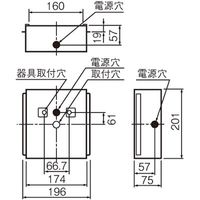 パナソニック 埋込ボックス　Ｃ級用 FK11760　1個（直送品）