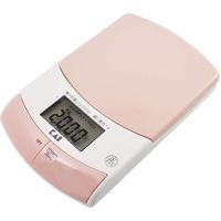 貝印 KHS 薄型デジタル計量器(2kg用ピンク) #000DL6337 1台（直送品）