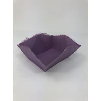 MOLZA美の紙工房 ３Ｄ Ｐａｐｅｒ 折り紙トレイ(Ｓ) Ｏｒｉｇａｍｉ Ｔｒａｙ(Ｓ) 10個入×3 バイオレット MX06（直送品）