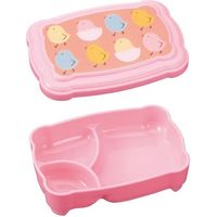 台和 ピヨピヨ幼稚園弁当容器　本体＆蓋　ピンク/ひよこ　ピンク SY-4 5個（直送品）