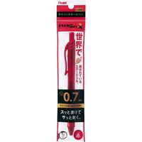 ぺんてる ゲルボールペン エナージェルエックス 07 赤 XBL107-B 1本