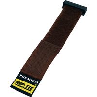 プレミアムシリーズ リップロックケーブルラップ 25.4mmX241.3mm  10本入 茶（直送品）