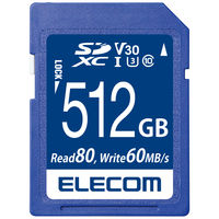 SDカード [V30/U3/C10] 高速＋データ復旧 4K動画にも最適 16GB～512GB エレコム