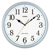カシオ計算機 カシオ 電波クロック IQ-481J-8JF（シルバー/ブルー） IQ-481J-8JF 1個（わけあり品）