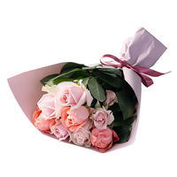 アデリー バラ花束　ピンク　8本 RH-P8 1箱（直送品）