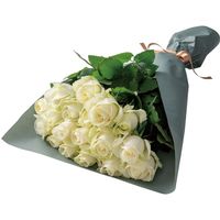 アデリー バラ花束　ホワイト　18本 RH-W18 1箱（直送品）