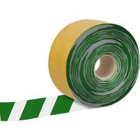 セーフラン安全用品 高耐久ラインテープ　幅100mm×30m　緑/白 11759 1巻（直送品）
