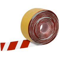 セーフラン安全用品 高耐久ラインテープ　幅100mm×30m　赤/白 11758 1巻（直送品）