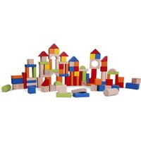 ヴィットハート カラフルつみき100ピース(177C Wooden Blocks 100pcs) 4944358201237 1個（直送品）