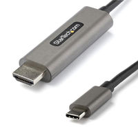 USB-C - HDMIケーブル／1m／4K／HDR10　CDP2HDMM1MH　1個　StarTech.com（直送品）